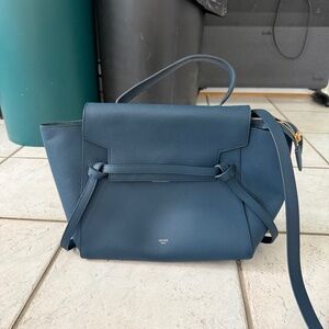 Celine Mini Belt Bag in Blue